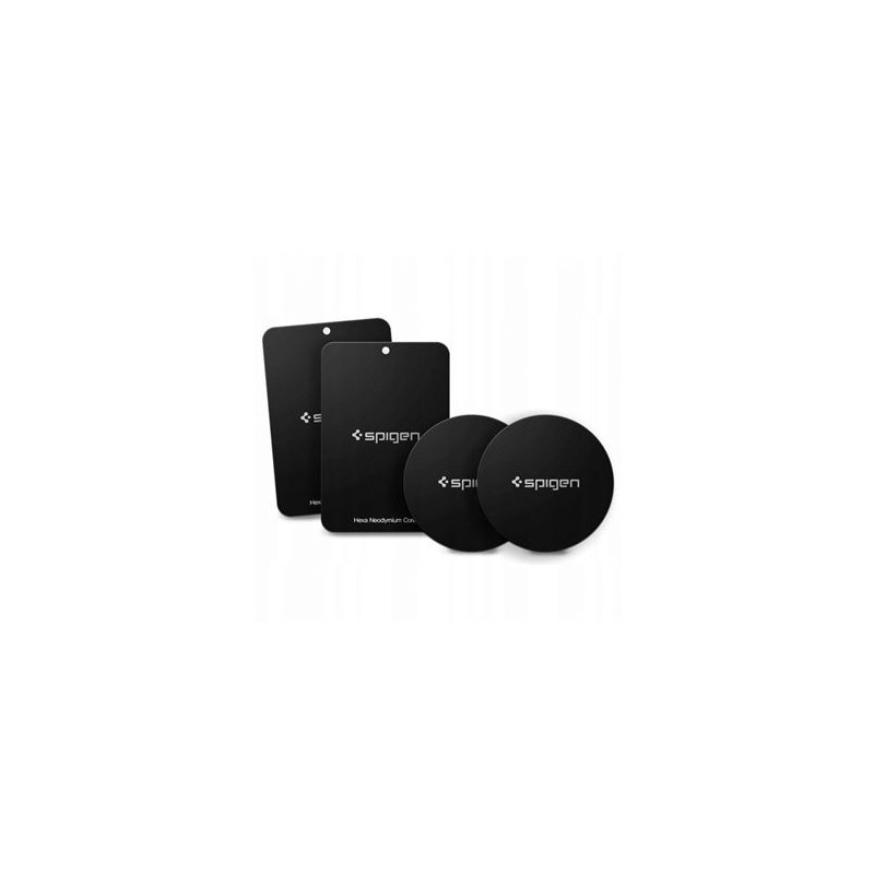 Spigen - (Paquet de 4) Plaque métallique (MP-4P) - avec peinture de couverture m