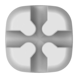 Clip de câble en silicone croisé ORICO pour ordinateur de bureau gris