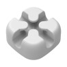 Clip de câble en silicone croisé ORICO pour ordinateur de bureau gris