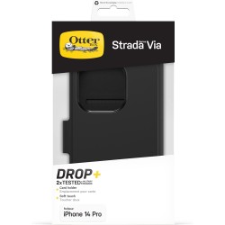 OTTERBOX Coque Strada Via iPhone 14 Pro (Black Night)