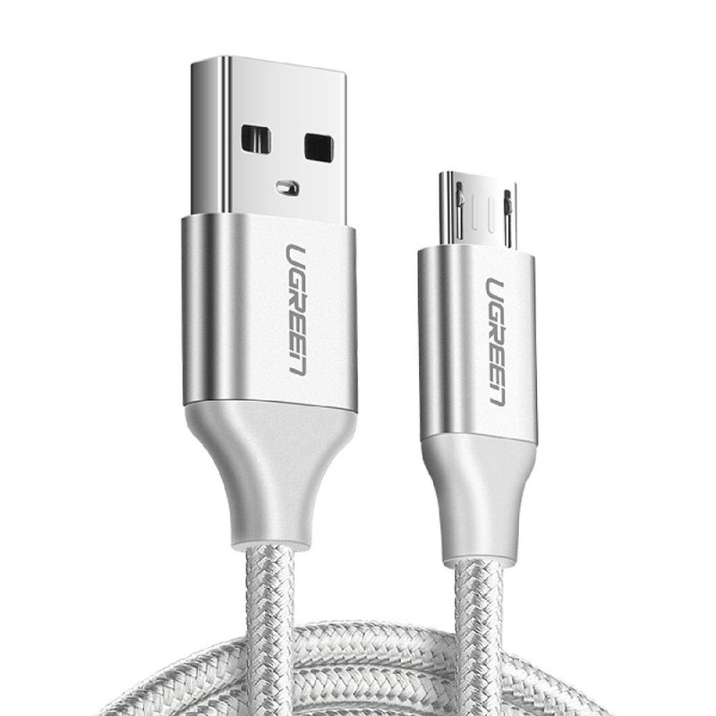 Micro USB Cable UGREEN QC 3.0 2.4A 1m White