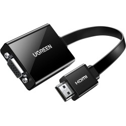 UGREEN MM103 adapter HDMI to VGA 25cm (black)
