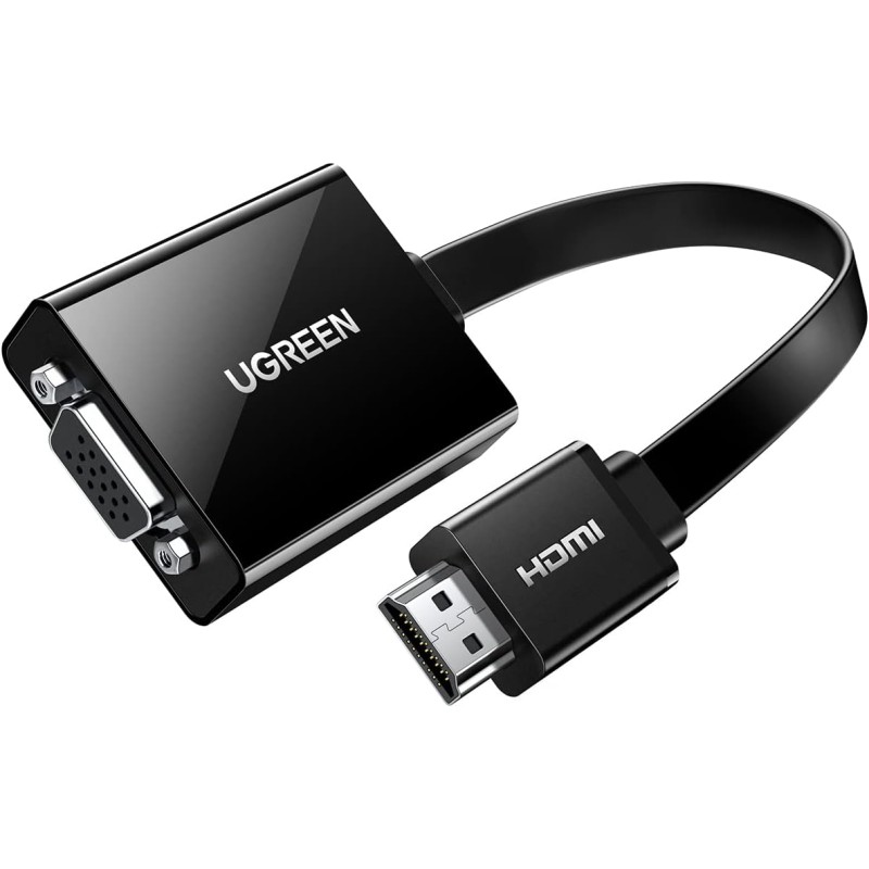 UGREEN MM103 adapter HDMI to VGA 25cm (black)
