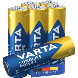 VARTA Pack 6 Piles Alcalines AA Longlife Power