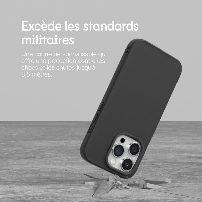 RHINOSHIELD SolidSuit MagSafe iPhone 15 Plus (Classic Noir)