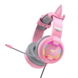 Casque de jeu HAVIT H2233d RVB (rose)