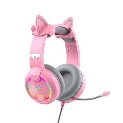Casque de jeu HAVIT H2233d RVB (rose)