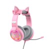 Casque de jeu HAVIT H2233d RVB (rose)