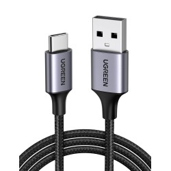 Ugreen - Câble  US288 60126 USB-A / USB-C QC 3.0 3A 1m - gris