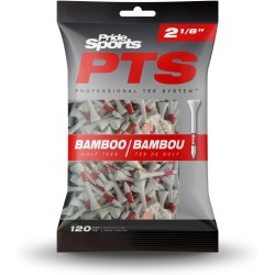 SACHET 120 TEES PRIDE SPORTS PTS BAMBOO 53MM ROUGE
