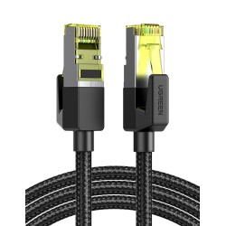 UGREEN NW150 Cat 7 F/FTP Braid Ethernet RJ45 Cable 0.5m (black)