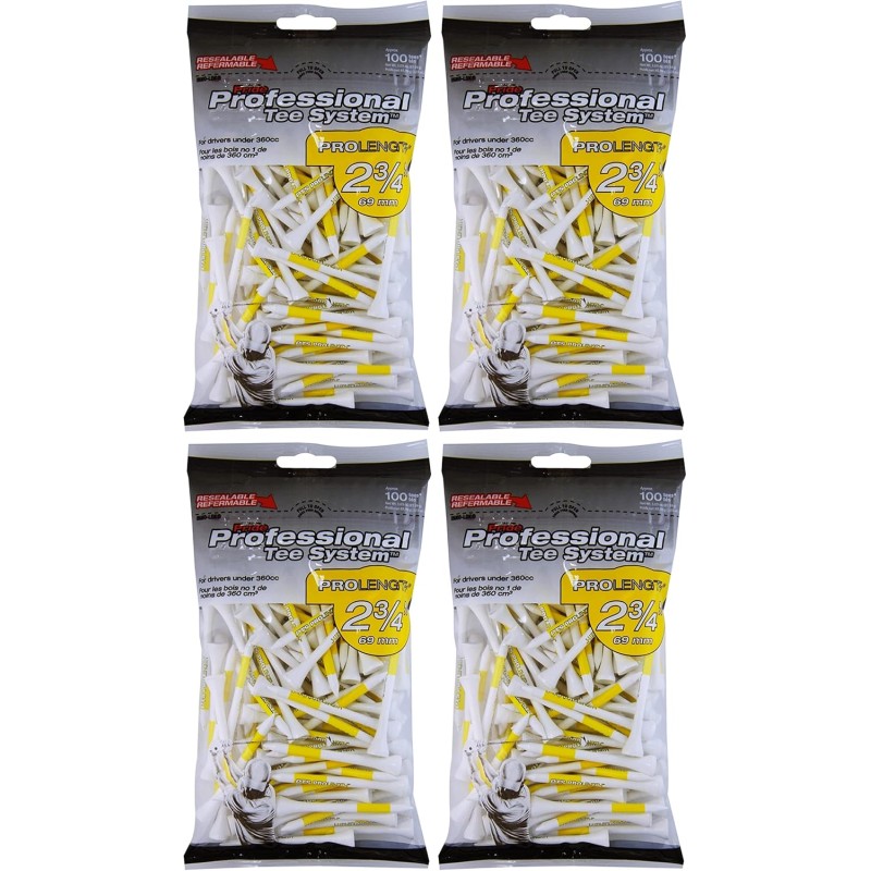 Tees Golf Pride 70 MM - Pack de 100 x4
