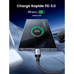 UGREEN Câble USB C USB C PD Charge Rapide 60W