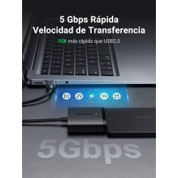 Ugreen - Adaptateur USB 3.0 - SATA UGREEN vers HDD/SDD 2,5-3,5 pouces