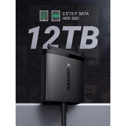 Ugreen - Adaptateur USB 3.0 - SATA UGREEN vers HDD/SDD 2,5-3,5 pouces