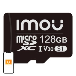 Imou - Carte mémoire IMOU 128 Go microSD (UHS-I, SDHC, 10/U3/V30, 95/38)