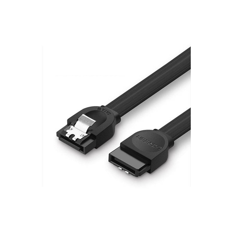 Câble de données SATA UGREEN US217 0,5 m noir