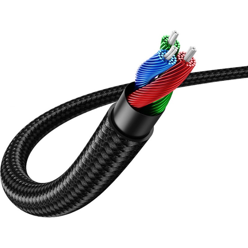 Câble audio UGREEN AV112 : 2 mini-jacks 3,5 mm, 0,5 m (bleu)