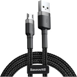 "Cafule Cable USB For Micro
2.4A 1M Gray+Black"