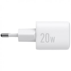Chargeur mural Anker Zolo, 20 W, 3 A, 1 port USB-C, Blanc
