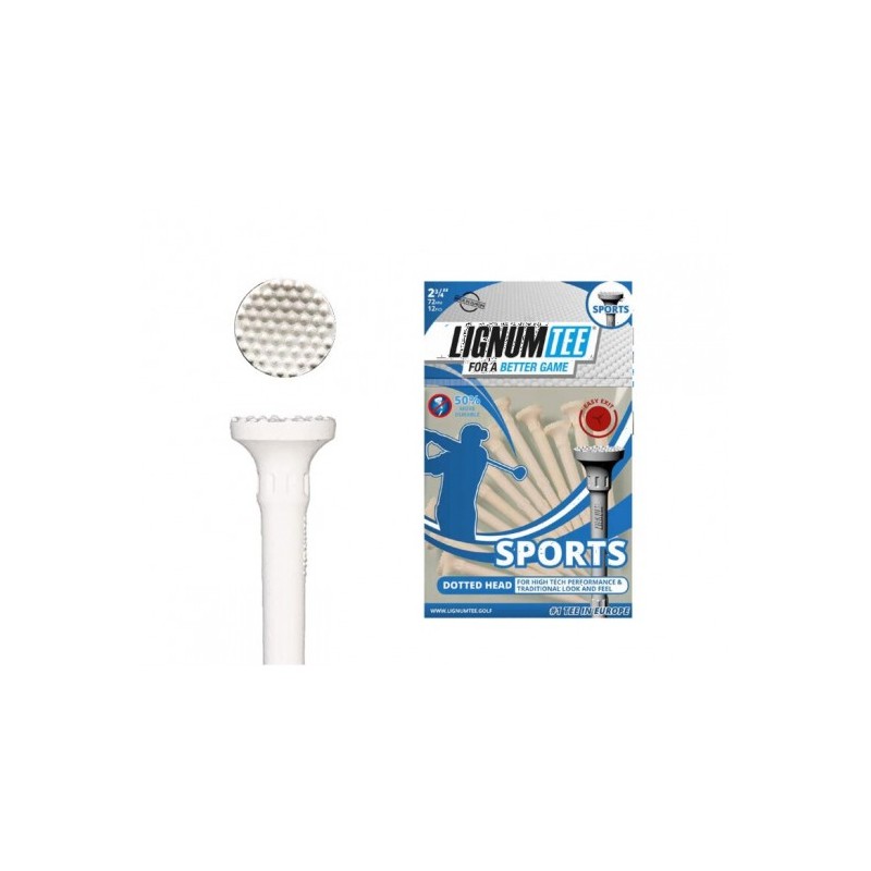 Sachet de 12 Tees Lignum 72 MM Sport