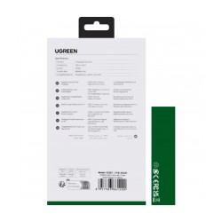 Câble USB-A vers USB-C UGREEN US287, 18 W, 3 A, 0,5 m, blanc