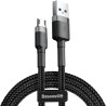 Baseus - Cafule Cable USB For Micro
2.4A 1M Gray+Black"