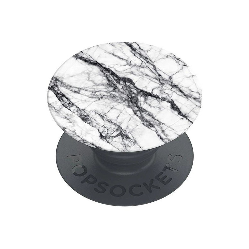 PopGrip - Basic - White Stone Marble
