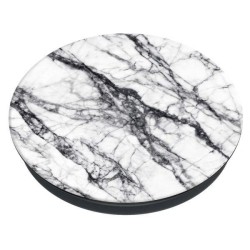 PopGrip - Basic - White Stone Marble
