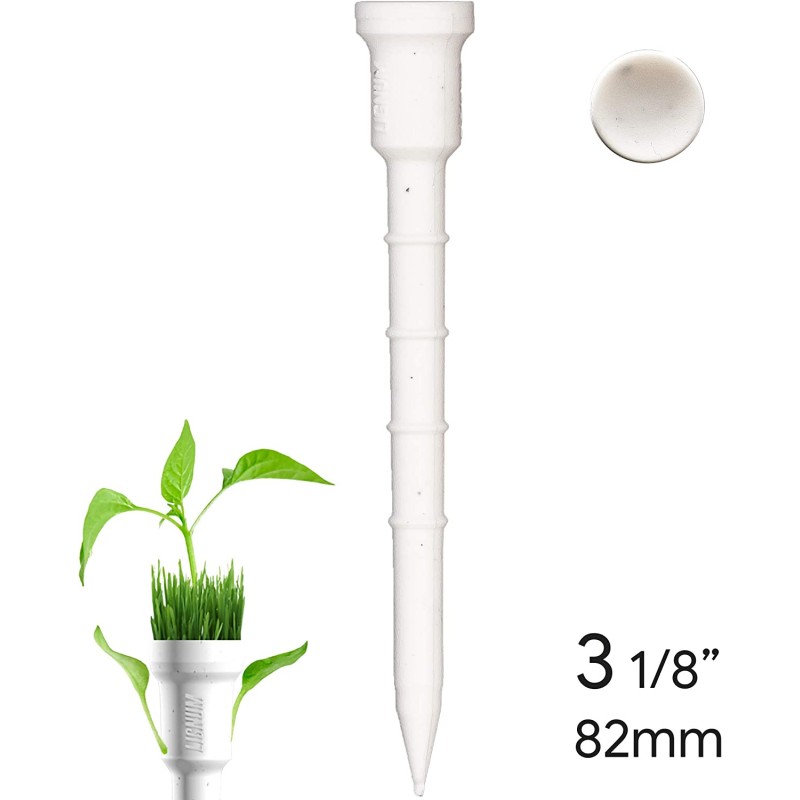 Sachet de 12 Tees Lignum ECOLINE 82 MM Blanc
