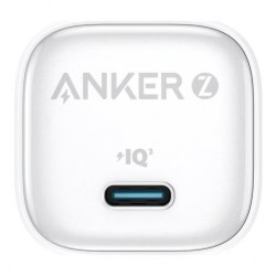 Chargeur mural Anker Zolo, 20 W, 3 A, 1 port USB-C, Blanc