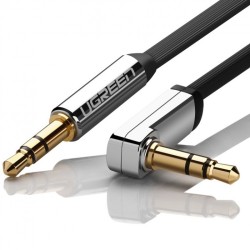 Câble audio 3,5 mm vers 3,5 mm UGREEN AV112 coudé, 1 m, noir