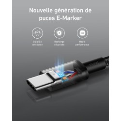 Anker Câble USB C vers USB C, 100W 333 Câble usb c Charge Rapide