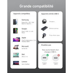 Anker Câble USB C vers USB C, 100W 333 Câble usb c Charge Rapide