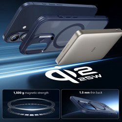 ESR Classic Hybrid Case iPhone 17, frosted blue