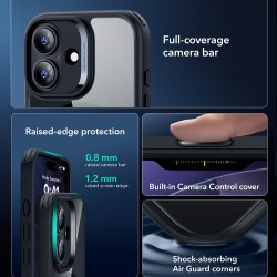 ESR Classic Hybrid Case iPhone 17, clear black