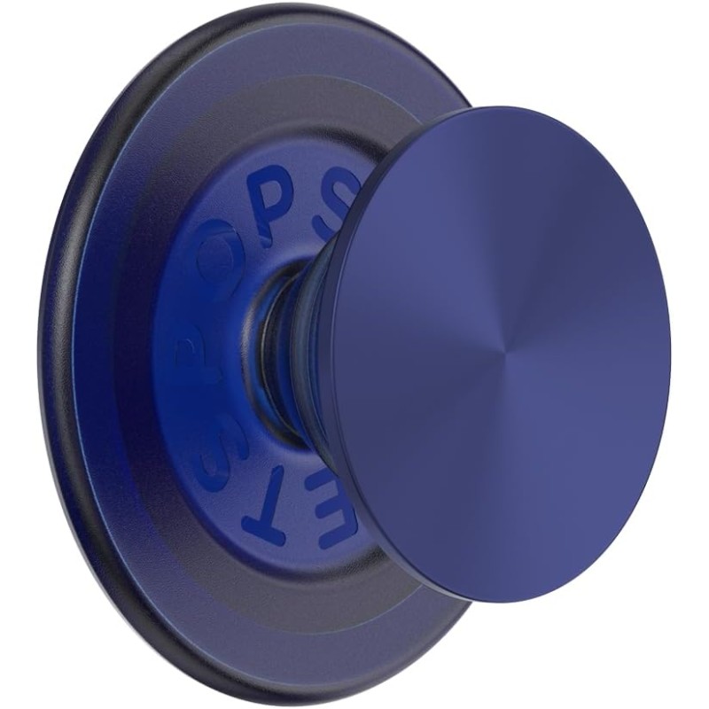 PopGrip MagSafe Aluminium Bleu