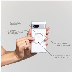 PopGrip MagSafe Aluminium Bleu