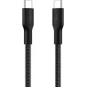 BELKIN Câble Tressé PCR USB-C vers USB-C 240W 2.0 1m (Noir)