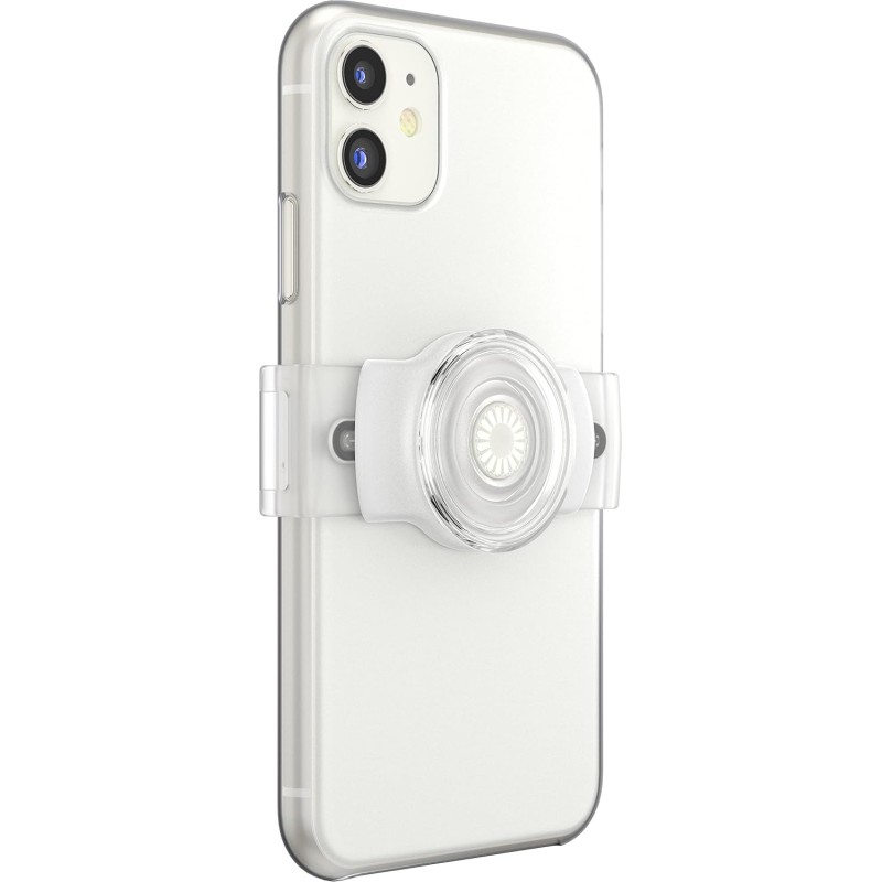 PopGrip -  Slide Stretch - Clear on White