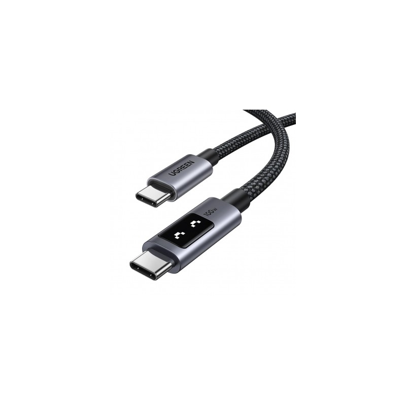 USB-C to USB-C Cable UGREEN L509, 100W, 5A, 1m, Grey