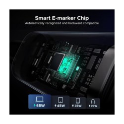 USB-C to USB-C Cable UGREEN L509, 100W, 5A, 1m, Grey