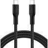 BELKIN Cable Tressè PCR USB-C vers USB-C 240W 2.0 2m (Noir)