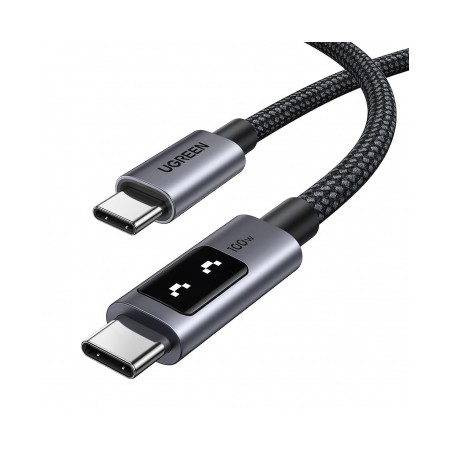 USB-C to USB-C Cable UGREEN L509, 100W, 5A, 1m, Grey