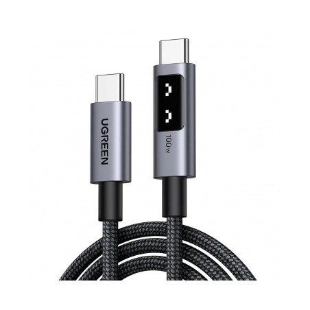 USB-C to USB-C Cable UGREEN L509, 100W, 5A, 1m, Grey