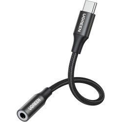 USB-C to 3.5mm Audio Adapter UGREEN AV142, Black