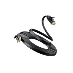 Network Cable UGREEN NW102 Flat, UTP, Cat6, 1m, Black
