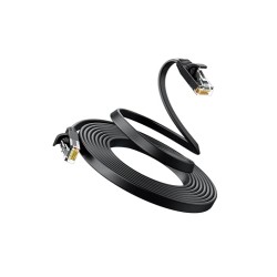 Network Cable UGREEN NW102 Flat, UTP, Cat6, 1m, Black