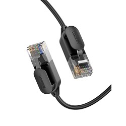 Network Cable UGREEN NW122, UTP, Cat6A, 5m, Black