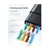 Network Cable UGREEN NW102 Flat, UTP, Cat6, 1m, Black